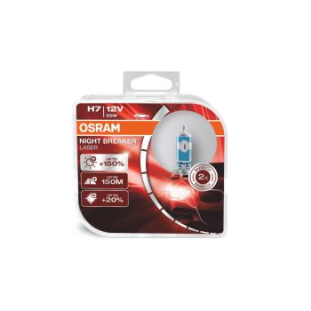 Osram Night Breaker Laser - Glödlampa H7 55W 12 V 2-pack