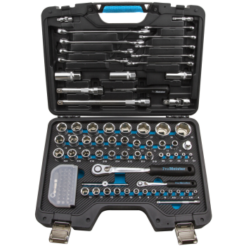 Hylsnyckelsats 1/4" & 1/2" 99-Delar ProMeister