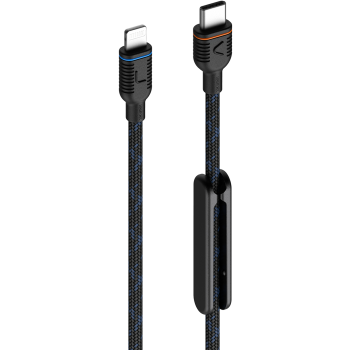 Unisynk Laddkabel USB-C till Lightning 1.2 m - Svart