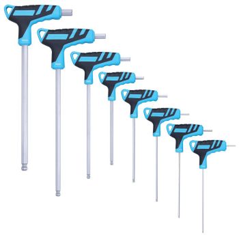 T-Handtagsats Insex Med Kul&auml;nde 2,5-10 mm 8-Delar ProMeister