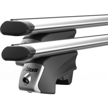 Atera SIGNO RTD 048522/522 - Komplett lasth&aring;llare f&ouml;r Integrerad reling 122 cm - Silver 2-pack
