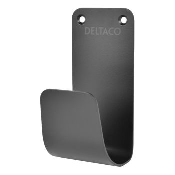 Deltaco laddkabelh&aring;llare till e-Charge - Svart