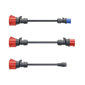 Huvudbild f&ouml;r Adapter laddbox sats 22 kW CEE red 32 A, blue 16 A, EU Go-e