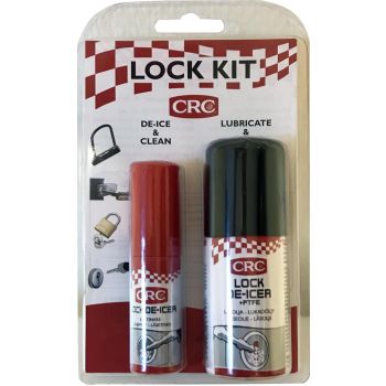 CRC Låsfixarkit, De-Icer + PTFE - Låsolja, borttagning och skydd mot frost 40 + 15 ml