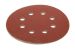 Kardborrerondell Abrasive Röd 125mm 8H P120 Mirka