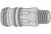 Tryckluftskoppling 3/8" NPT UTV NBR. Serie 320 eSafe, DN 7.6 Cejn