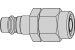 Tryckluftskoppling STREAM-LINE 8x12mm. Serie 320 eSafe, DN 7.6 Cejn