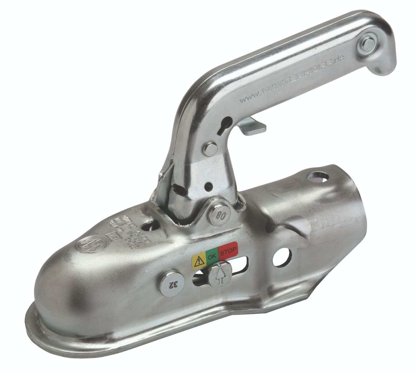 Kulkoppling 1500 kg - EM150R/B - Ø 50/51mm