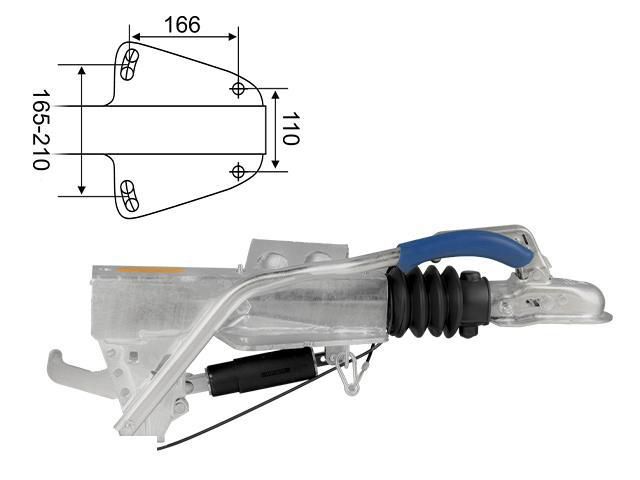 Påskjutsbroms BPW ZAF 1,6-3; ZAF 1,5-2; 750-1500Kg Valeryd