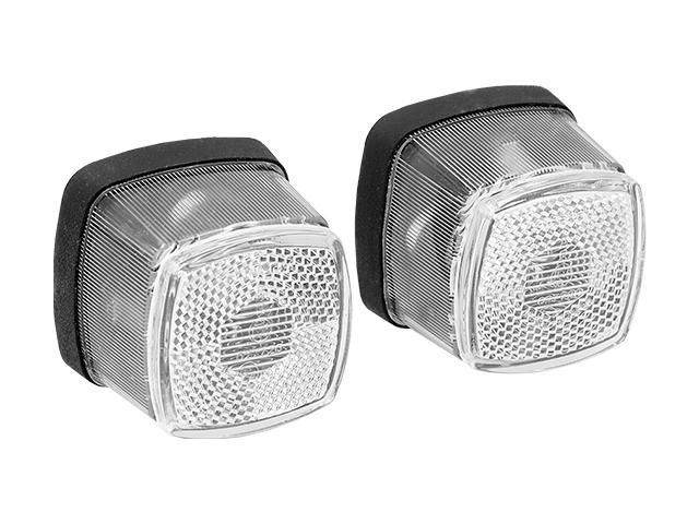 Positionsljus Asp&ouml;ck/Saw/Hella 62x62x40 med reflex (2-pack) Valeryd