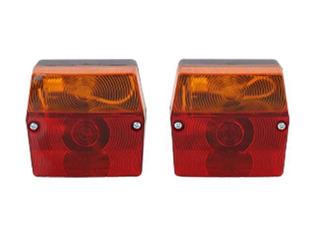 Baklampa passar till Aspöck Minipoint 99x93x49 (2-pack) med skyltbelysning, kabelgenomf. Valeryd