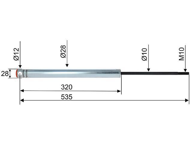 P&aring;skjutsd&auml;mpare Knott KF13 ; CC=535 Valeryd