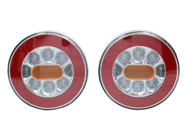LED Baklampa SCANDI-110 Hö/Vä 140x50,5 12-24V (2-pack) Bajonettanslutning 4(5)-pol. Valeryd