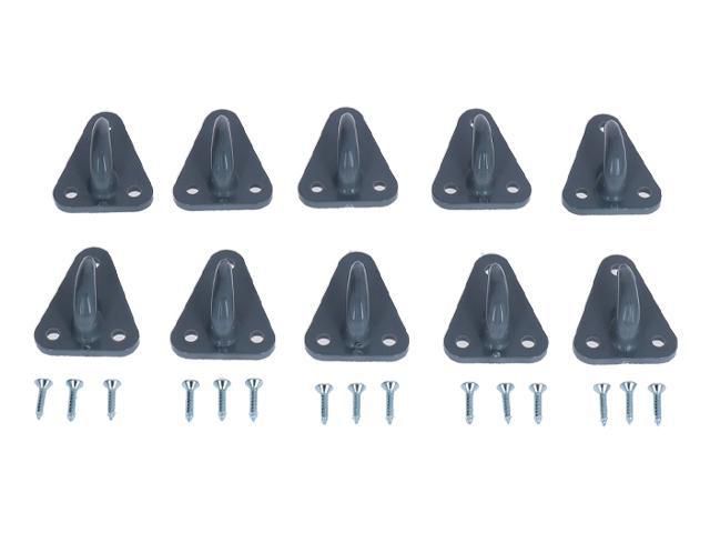 F&auml;stkrok till lastn&auml;t med skruv (10-pack) Valeryd