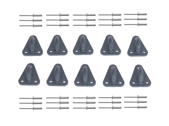 F&auml;stkrok till lastn&auml;t med popnit (10-pack) Valeryd