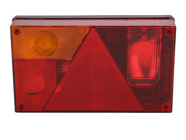 Baklampa Asp&ouml;ck Multipoint 1 V&auml; 240x140x52 reflex. Kabelgenomf&ouml;ring Valeryd