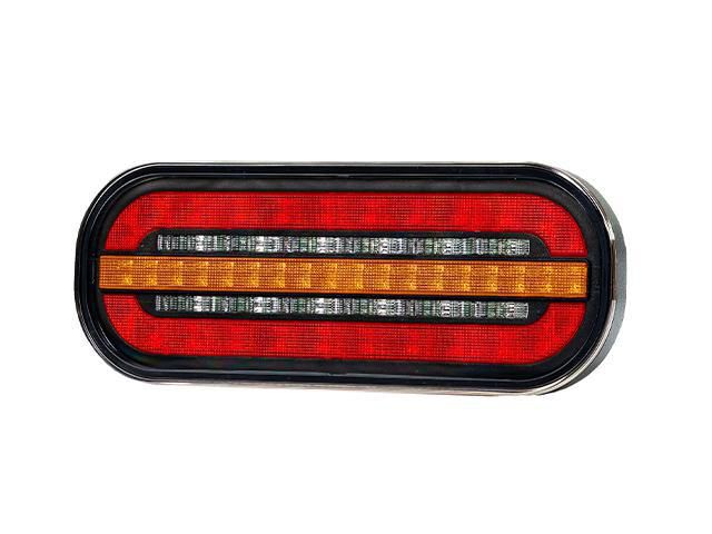 LED Baklampa SCANDI-320 Hö/Vä 195x75x35 12-36V 500mm kabel Valeryd