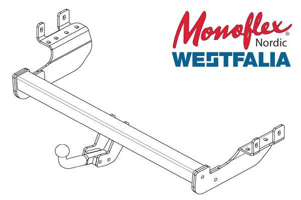 Westfalia Dragkrok med fast kula