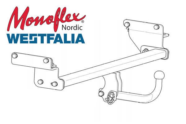 Westfalia Dragkrok med fast kula