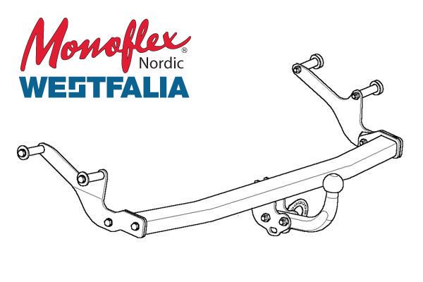Westfalia Dragkrok med fast kula