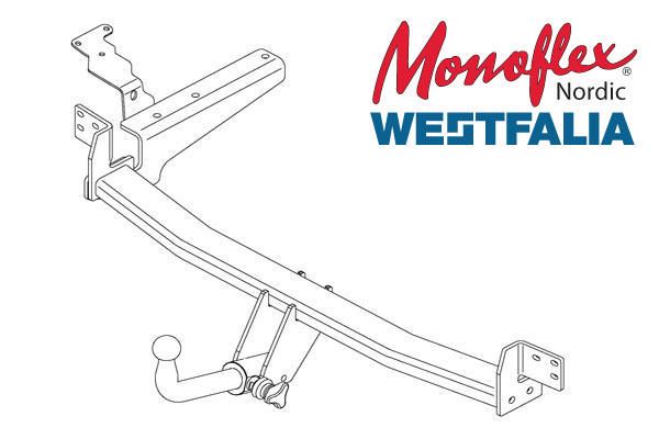 Westfalia Dragkrok med avtagbar kula