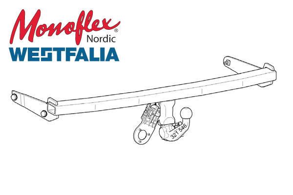 Westfalia Dragkrok med fast kula