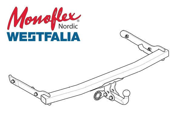 Westfalia Dragkrok med fast kula