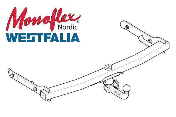 Westfalia Dragkrok med avtagbar kula
