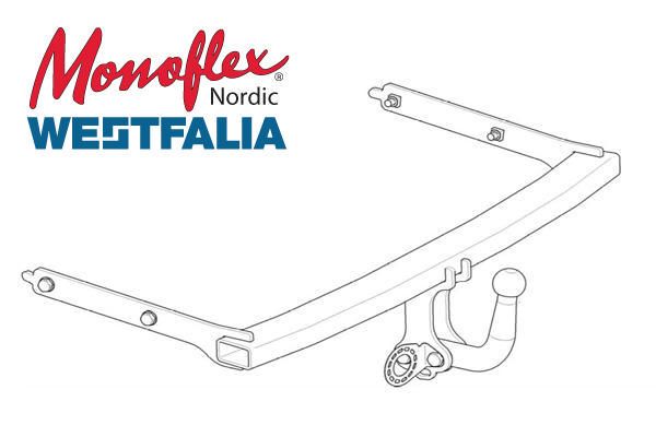 Westfalia Dragkrok med fast kula