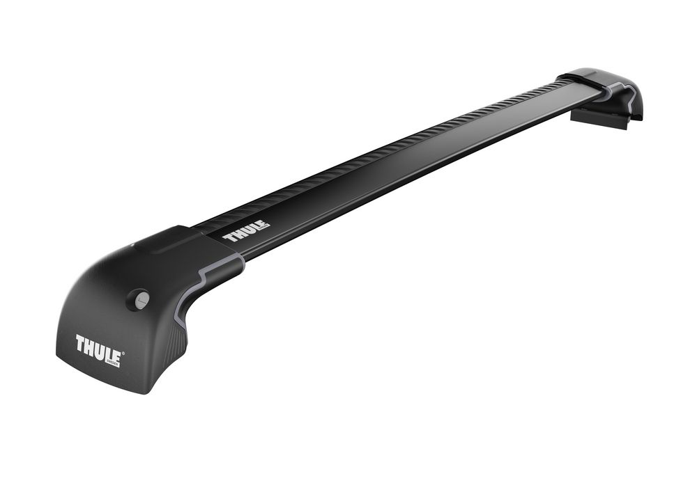 Thule Wingbar Edge 959320/9593B - Lasth&aring;llare f&ouml;r Integrerad reling 92 cm - Svart 2-pack