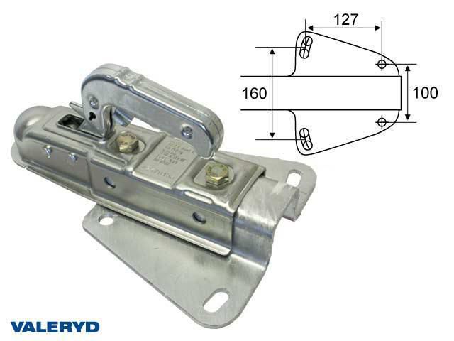 Kulkoppling 750 Kg AL-KO AK75 V-drag med platta Valeryd