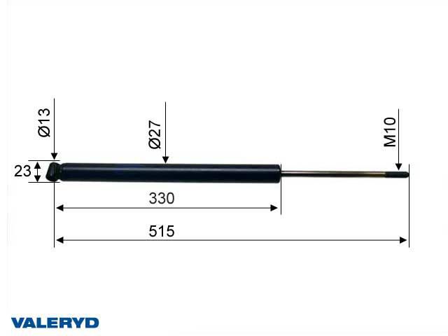 P&aring;skjutsd&auml;mpare Knott KF/KR/KRV 7,5 cc=530 Valeryd