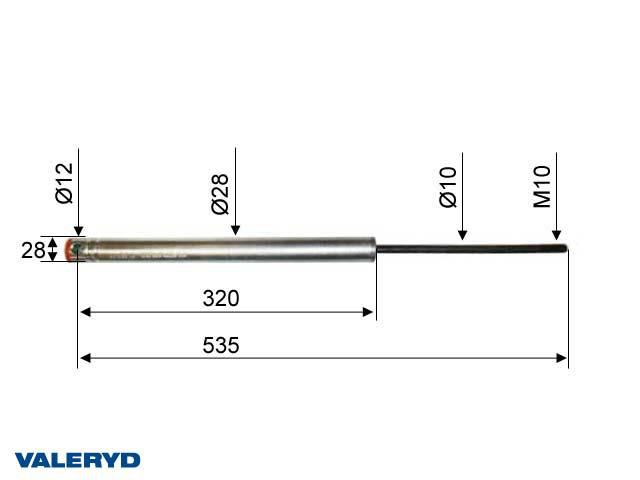 P&aring;skjutsd&auml;mpare Knott KF27A1/A2, KFG/KRV30, cc=535 Valeryd