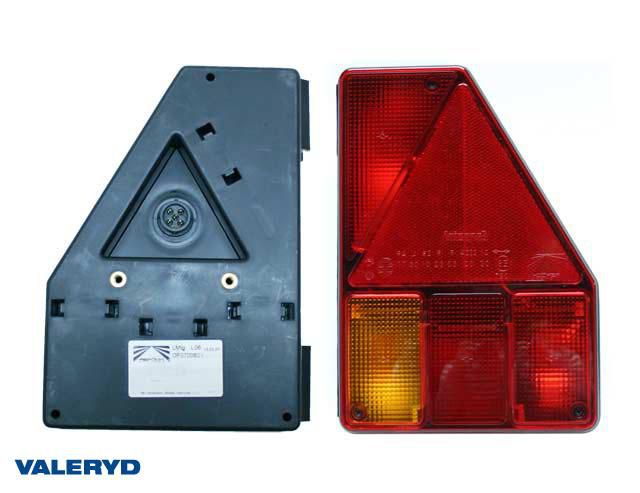 Baklampa Asp&ouml;ck Earpoint I H&ouml; 180x255x83 reflex. Bajonettanslutning 4(5)-pol. Valeryd
