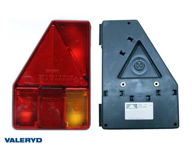 Baklampa Asp&ouml;ck Earpoint I V&auml; 180x255x83 reflex. Bajonettanslutning, 5-pol. Valeryd