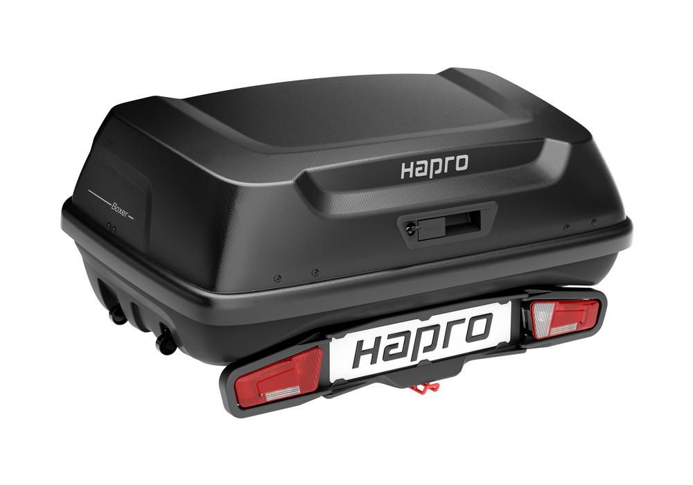 F&ouml;rvaringsbox dragkrok - Boxer M Hexagon black Hapro