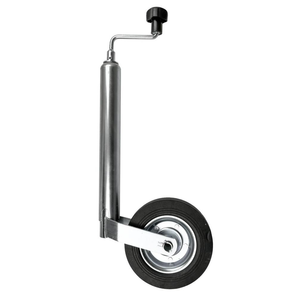 St&ouml;dhjul &Oslash;48mm, Pl&aring;tf&auml;lg, Fullgummihjul 200x50mm, Belastning 150 Kg NB Parts