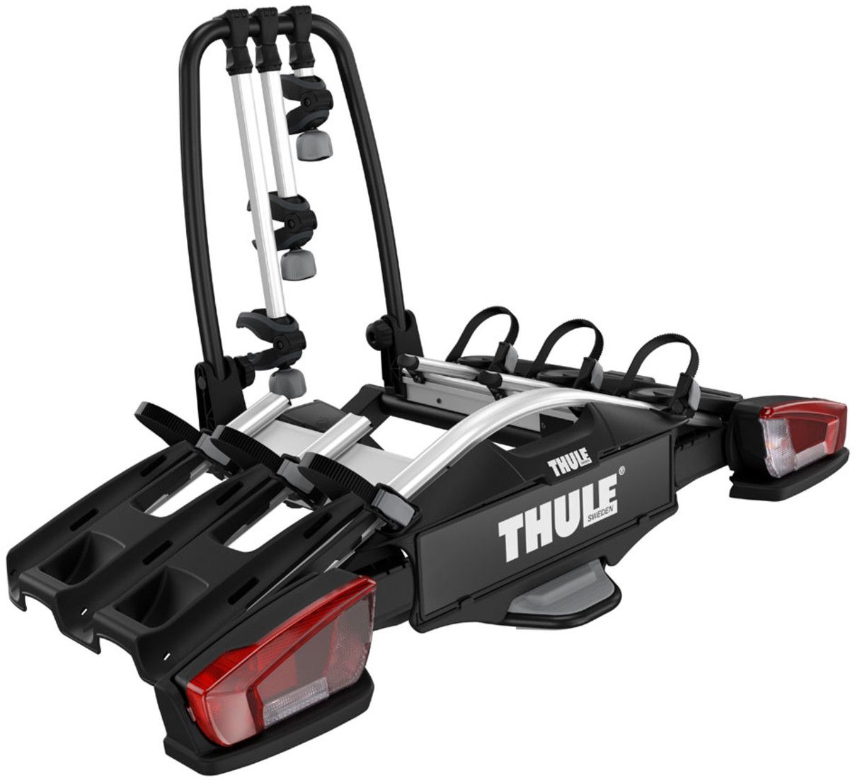 Thule VeloCompact 926 13-pin Svart/Aluminium - Cykelh&aring;llare F&ouml;r 3-4 cyklar