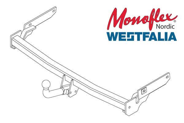 Westfalia Dragkrok med fast kula