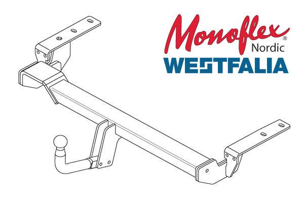 Westfalia Dragkrok med fast kula