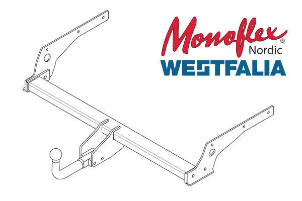 Westfalia Dragkrok med fast kula