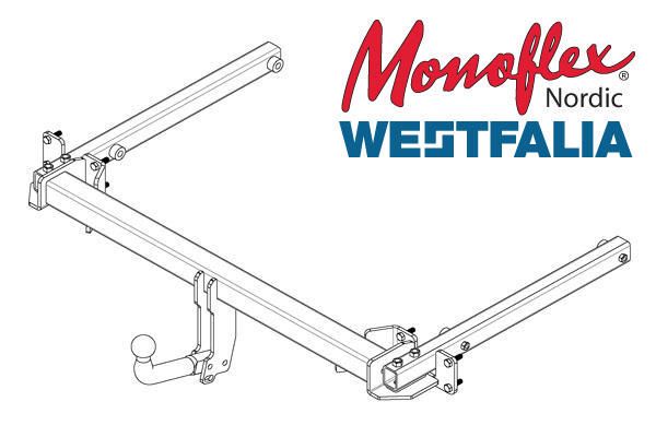 Westfalia Dragkrok med fast kula