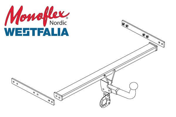 Westfalia Dragkrok med fast kula