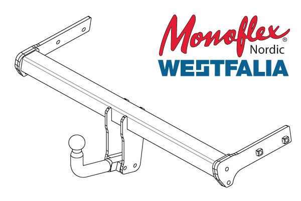 Westfalia Dragkrok med fast kula