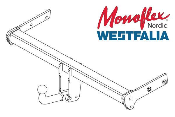 Westfalia Dragkrok med fast kula