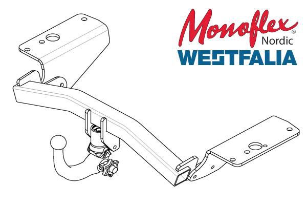 Westfalia Dragkrok med avtagbar kula