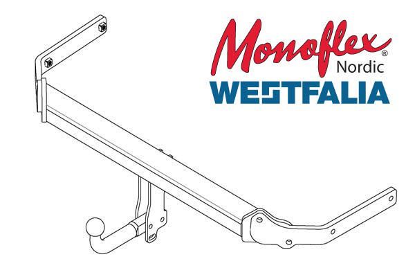 Westfalia Dragkrok med fast kula