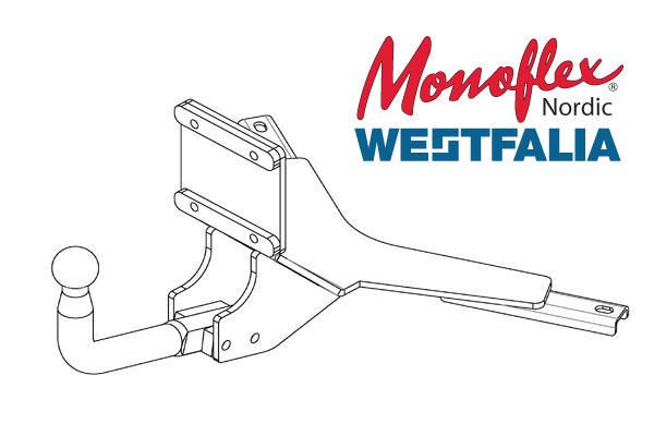 Westfalia Dragkrok med fast kula