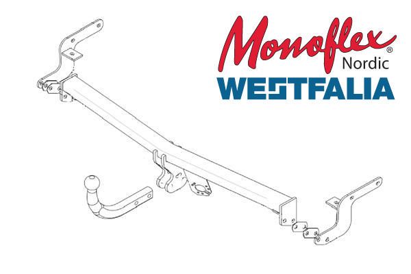 Westfalia Dragkrok med fast kula