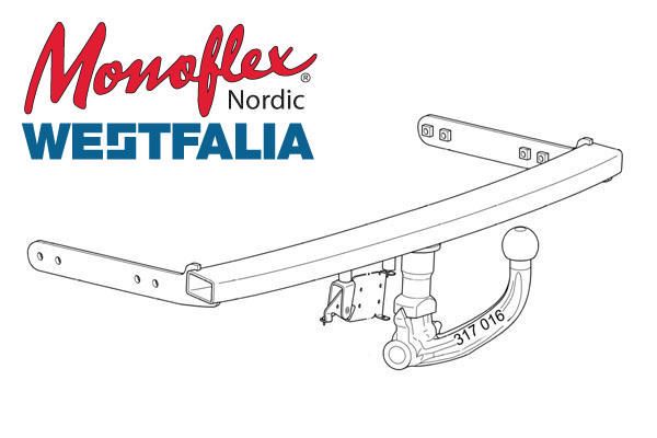 Westfalia Dragkrok med avtagbar kula